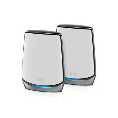 NETGEAR Orbi Tri-Band WiFi 6 Whole Home Mesh System - 2 Pack (RBK852)